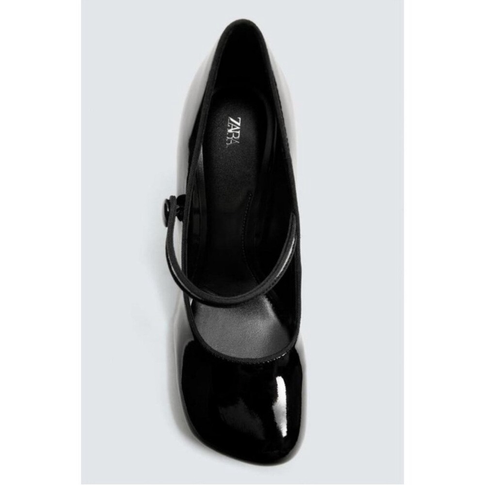 ZARA LEATHER HEELED STRAPPY SHOES FOR ZARA X DISNEY HARRY LAMBERT - Picture 5 of 11